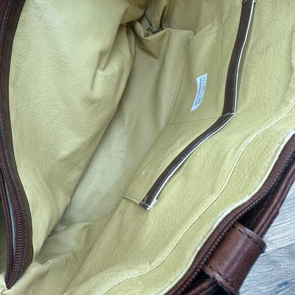 VALENTINO by Mario Authentic Top Handle Small Pebbled Leather Black Tote… - Picture 10 of 14